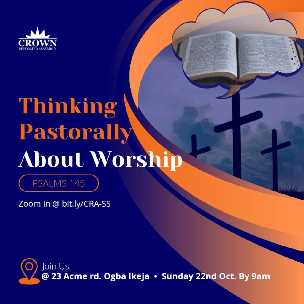 Thinking Pastorally About Worship