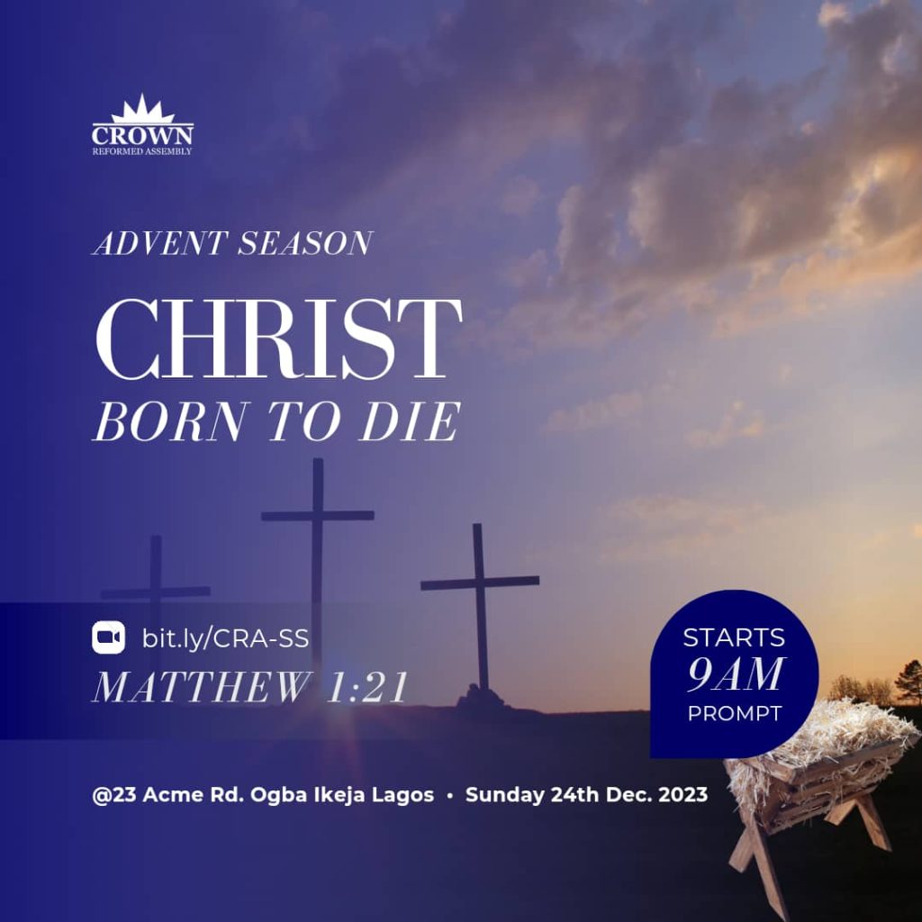 Christ: Born to Die