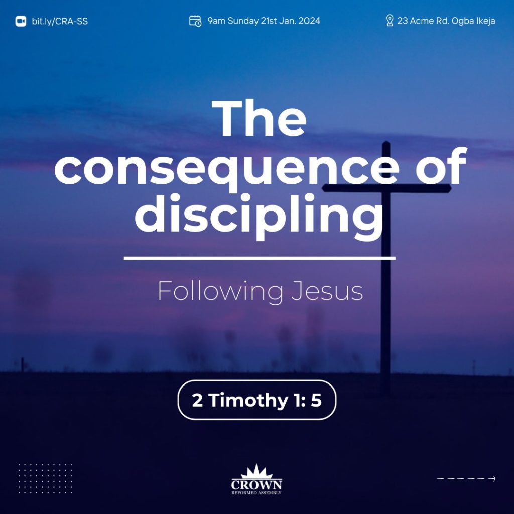 The Consequence of Discipling