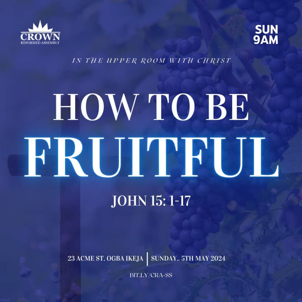 How to be Fruitful