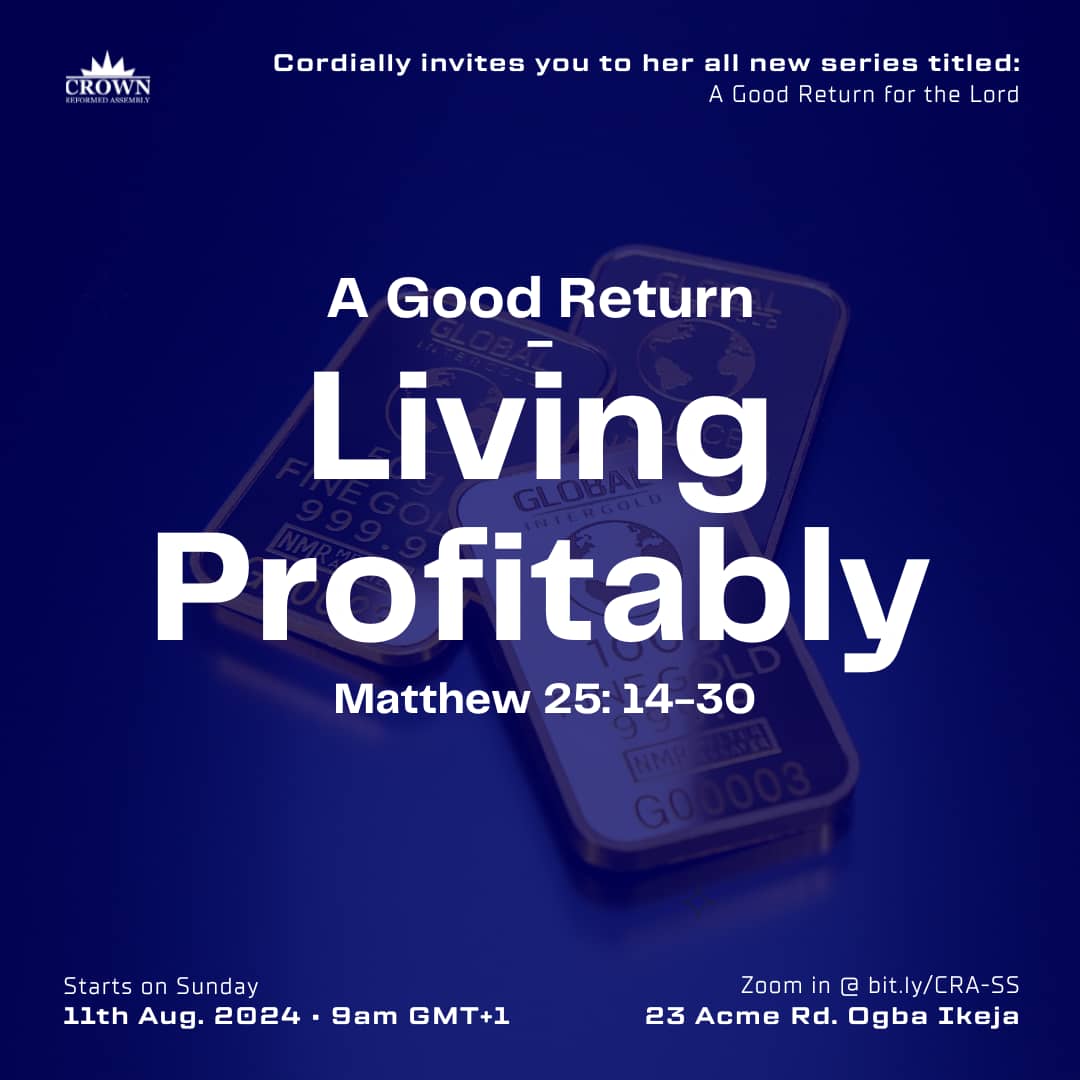 A Good Return - Living Profitably